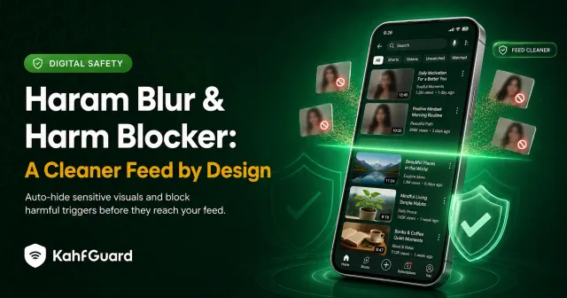 Haram Blur and Harm Blocker filtering immodest content from social media feeds